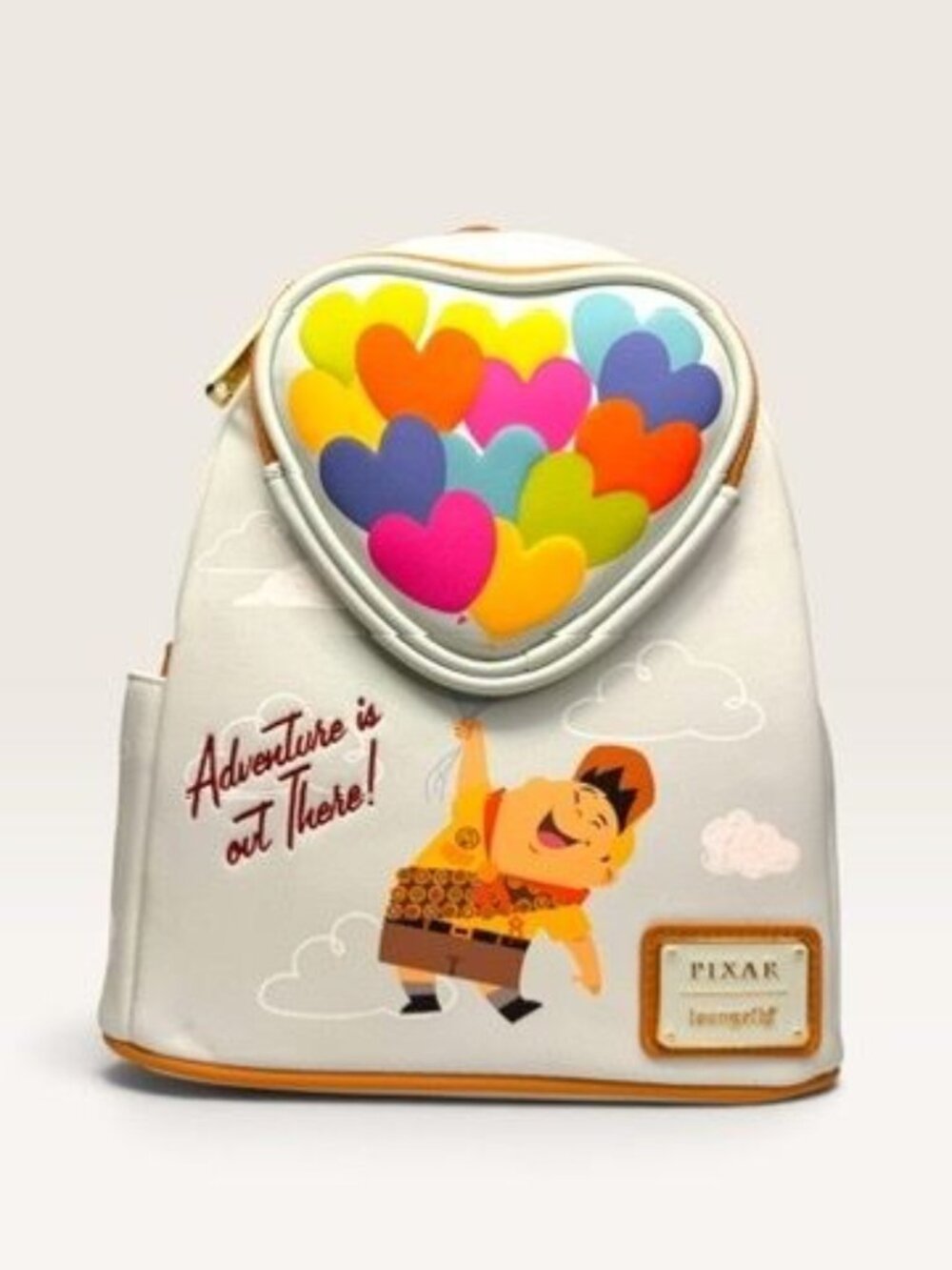 Loungefly Disney Pixar Up Russell Heart Balloons Mini Backpack New Light Blue